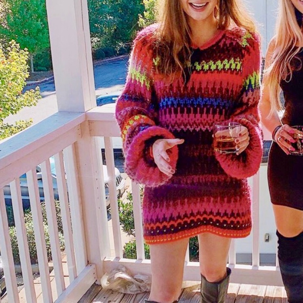 Free People Striped Sweater / Dress